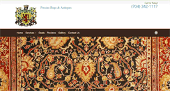 Desktop Screenshot of charlotteorientalrugs.com