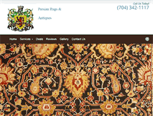 Tablet Screenshot of charlotteorientalrugs.com